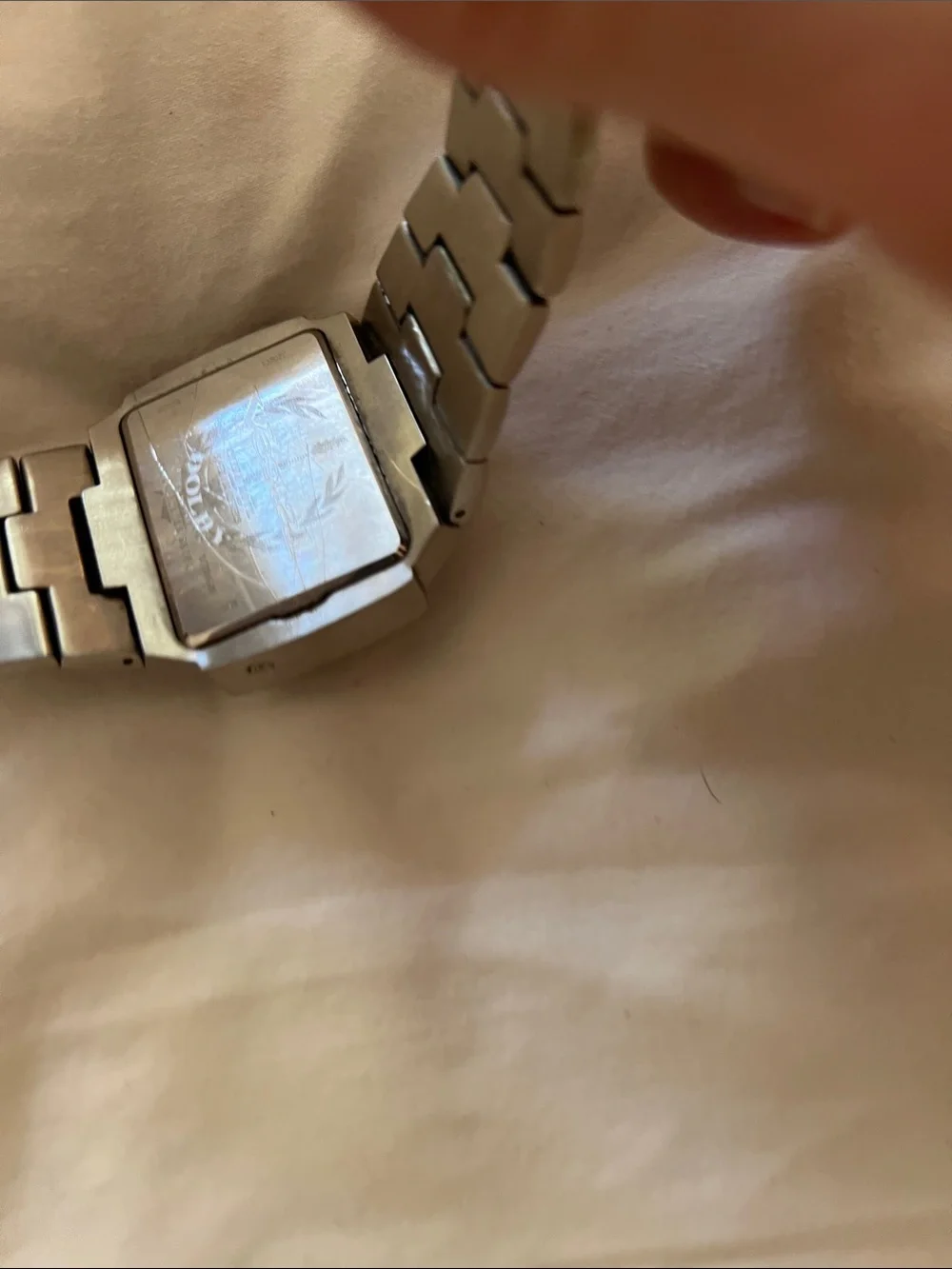 Vestal Silver Stainless Steel Digital Watch | Retro Y2K Style